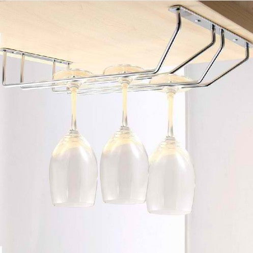 2Rows Wine Glass Rack Hanger Holder